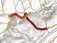 Monte Rinaldo przez Contrada Castelletta