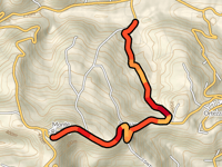 Monte Rinaldo via Contrada Varano
