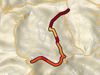 Monte Rinaldo via Via Fornace
