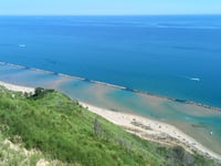 Monte San Bartolo from Pesaro via Panoramica Adriatica
