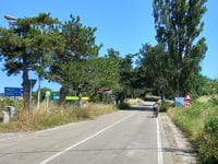 Monte San Bartolo von Ponte Nuovo