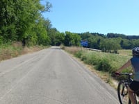 Monte San Bartolo von Ponte Nuovo
