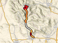 Monte San Mauro da Guamaggiore via Strada Vicinale Genna Serra