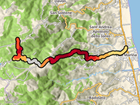 Monte Tremattera da Isca Marina