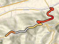 Monte Varmine über Via Aso