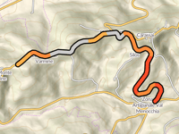 Monte Varmine über Via Menocchia