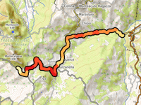 Monte Vigese z Lagaro przez Burzanella