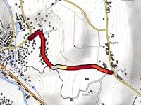 Montée de Bayère da Chatillon d'Azergues