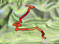 Montée de Burnevilliers da Glère