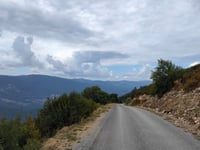 Montée de Chabre von Châteauneuf de Chabre