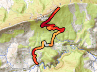 Montée de Chabre da Barret sur Méouge