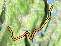 Montée de Corveissiat da Conflans