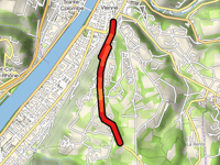 Montée de Coupe-Jarret depuis Vienne