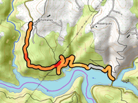 Montée de Fontanes von Le Pont de Tréboul