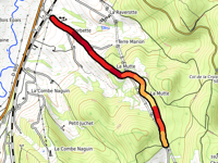Montée de la Mutte von Cluny