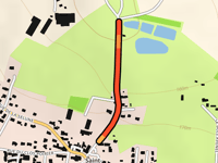 Montée de la Pigeonnière von Saint Martin de Landelles