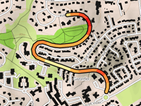 Montée de Vigny from Le Mans