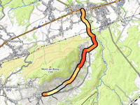 Montée des Craponds vanuit Sciez