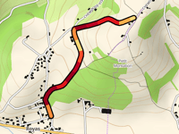 Montée des Fontenelles von Royas