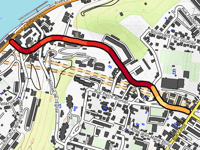 Montée des Forts von Caluire-et-Cuire