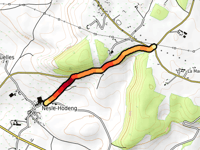 Montée du bois de Macmont da Nesle-Hodeng