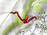Montée du Cardi da Saint-Simon