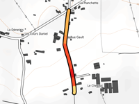 Montée du Chênot desde La rue Gault