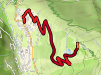 Montée du Crêt du Merle