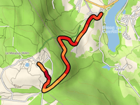 Montée du Maupuy par Courtille da Guéret, Plan d'eau de Courtille