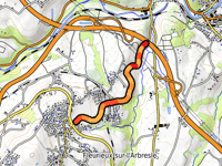 Montée Fleurieux sur l'Arbresle