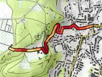 Montée Haute über In der Acht