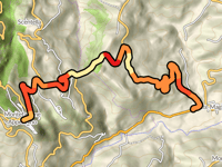 Montefalcone Appennino from Ponte Maglio