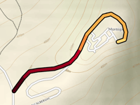 Montegiovi por Via degli Alberghi