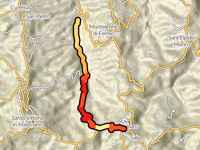 Montelparo z Parco dei Vulcanelli di Fango