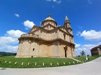 Montepulciano über Tempio di San Biagio