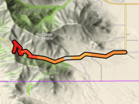 Montezuma Pass desde Miracle Valley