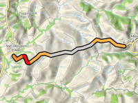 Montisi vanuit San Giovanni d'Asso