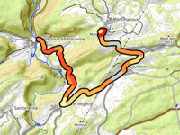 Montmahoux da Nans-sous-Sainte-Anne via Crouzet-Migette