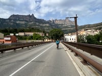 Montserrat depuis Monistrol de Montserrat