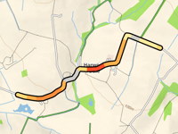 Moor End Road via Hardwood Dale