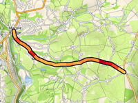 Moor End Road vanuit Marple Bridge