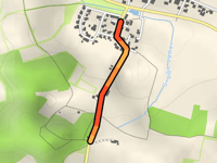 Moosburger Strasse vanuit Volkenschwand