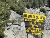 Mount Baldy przez Glendora Mountain Road