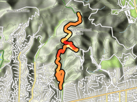 Mount Hollywood über Western Canyon Road