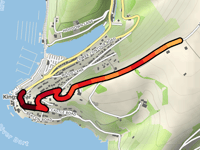 Mount Ridley Road depuis Kingswear par Ridley Hill