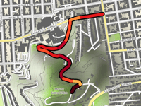 Mount Sutro da Stanyan Street