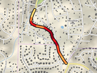 Mountain Park Road z Lake Cherful