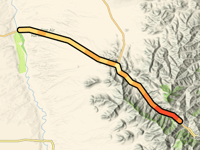 Mule Pass desde Sierra Vista