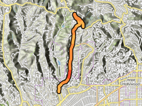 Mulholland Drive via Coldwater Canyon Drive