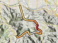 Mulholland Drive via Laurel Canyon Boulevard